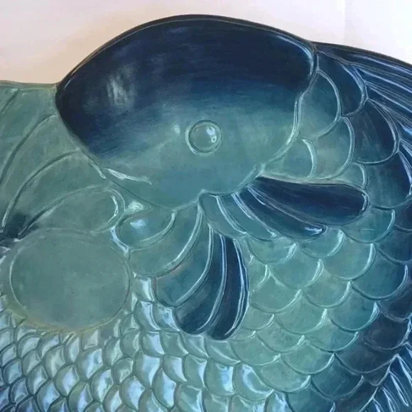 Fish Chips and Dip or Vegetable Plate Michael Sparks for Silvestri - Picture 2 of 3